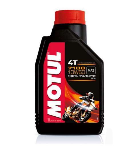 ACEITE 10W 60 ( ENVASE 1 LITRO ) 100% SINTETICO 4 T. 7100 MOTUL R: 167943