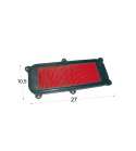 FILTRO DE AIRE KYMCO GRAND DINK 125-150 / DAELIM S2 250 C.C. - SGR - R: 9166