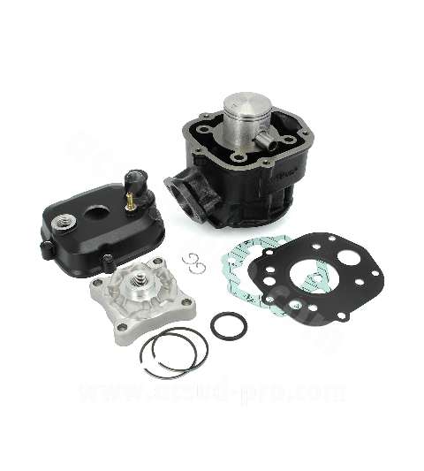 CILINDRO + CULATA CARENZI EVOLUTION CAST ADAPT. DERBI 50 SENDA 2006 / GPR 2006 ( MOTOR PIAGGIO EURO 3 ) R: 034000