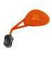 ESPEJO HOMOLOGADO PLEGABLE CROSS IZQUIERDO NARANJA R: E-382IN