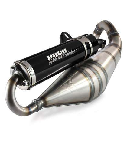 TUBO DE ESCAPE VOCA SABOTAGE V2 50/70 C.C. (HOMOLOGADO ) AEROX / JOG RR C/ NEGRA R: VCR-RD45166/BK