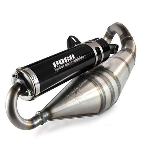 TUBO DE ESCAPE VOCA SABOTAGE V2 50/70 C.C. (HOMOLOGADO ) AEROX / JOG RR C/ NEGRA R: VCR-RD45166/BK