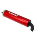 SILENCIADOR ALUMINIO ROJO - SCOOTER - VOCA RACING R: VCR-RD40200.01/RE