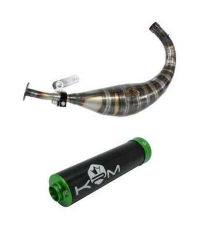 ESCAPE KRM 70-80 C.C. AM 6 SILENCIADOR NEGRO/VERDE R: EKNV70