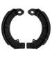 JUEGO ZAPATAS FRENO VESPA T5 125 DEL/TRAS TX 200 R: 24008033