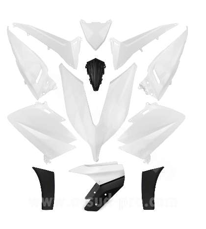 KIT DE PLÁSTICOS YAMAHA TMAX 530CC 2015- 16 COMPETICIÓN BLANCO (14 PIEZAS) R: 367311
