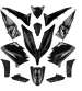KIT DE PLÁSTICOS YAMAHA TMAX 530CC 2015-16 NEGRO BRILLO (14 PIEZAS) R: 367310