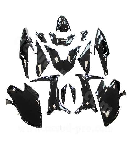 KIT DE PLASTICOS YAMAHA TMAX 560 2020 NEGRO BRILLO ( 15 PIEZAS ) R: 367317