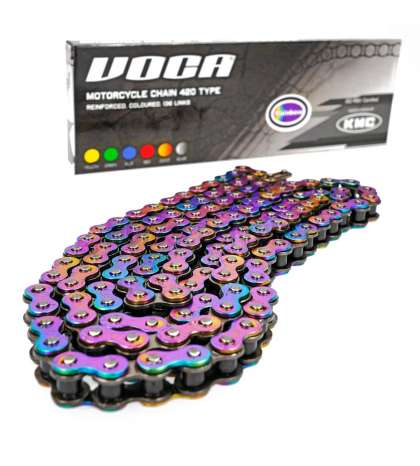 CADENA VOCA 420 X 136 Z. REFORZADA EFECTO TITANEO BY KMC R: