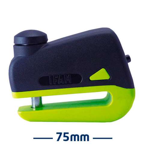 CANDADO DISCO IFAM GRID 75 AMARILLO R: 053020A