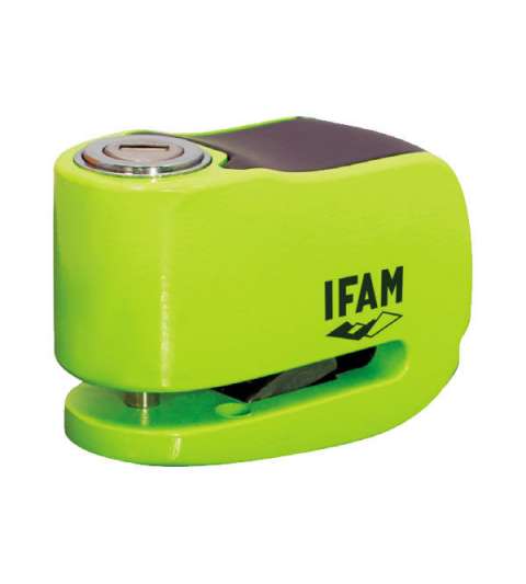 CANDADO DISCO ( CON ALARMA ) STORM MINI AMARILLO IFAM R: 053104A
