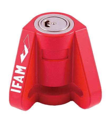 CANDADO DISCO ROOKIE ROJO IFAM R: 053010R