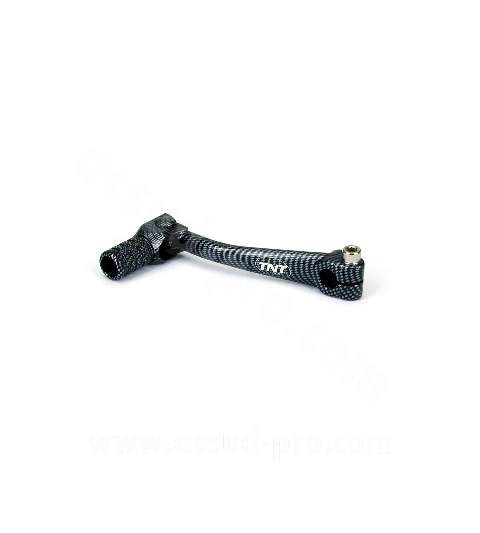 PEDAL CAMBIO PLEGABLE ALUMINIO AM6 IMITACION CARBONO TNT R: 090309