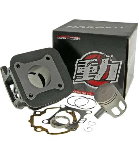 KIT CILINDRO 60 C.C. KYMCO SNIPER & QUAD MXER MXU 2T AC - NARAKU SPORT - HIERRO FUNDIDO R: 09310913 / NK100.29