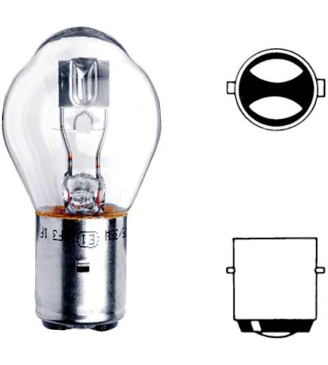 LÁMPARA HERT 6V. 25X25 BA20D R: 2000520L