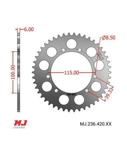 CORONA ARRASTRE BETA / GILERA / MH 50 ( ANTIGUAS ) R: MJ.236.420.52