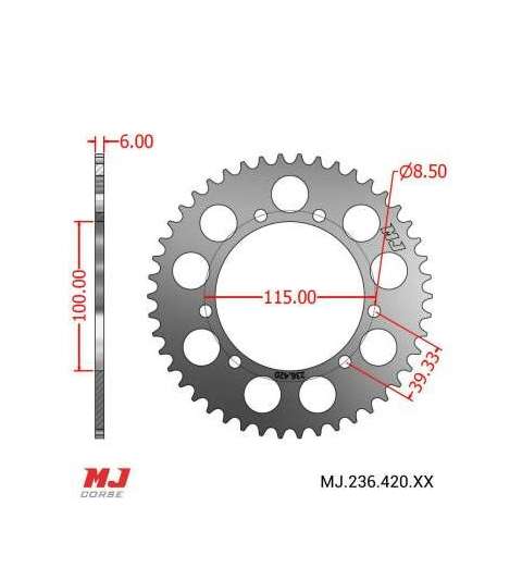 CORONA ARRASTRE BETA / GILERA / MH 50 ( ANTIGUAS ) R: MJ.236.420.52