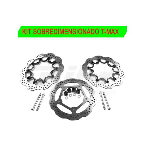 KIT SOBREDIMENSINADO NG Ø298 (x2) + Ø282mm T-MAX RADIAL 2015- NG R: 962KITTMAX2015