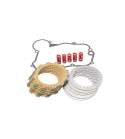 KIT DISCOS EMBRAGUE KRM 6 DISCOS DURO DERBI ( CON BOLA DE CERAMICA ) R: KR008F