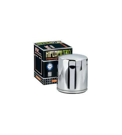 FILTRO ACEITE HARLEY DAVIDSON EAGLE V-ROD 05 CROMADO - HIFLOFILTRO - R: HF174C