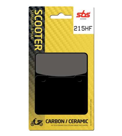 JUEGO PASTILLAS DE FRENO SBS SYS MAXSYM 400/500 R: P215HF
