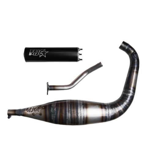 ESCAPE DERBI / AM6 70/80 C.C. SILENCIADOR NEGRO MJC R: MJCE70/80BK