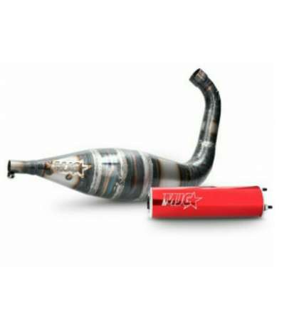 ESCAPE DERBI / AM6 ( 90-100 CC ) SILENCIADOR ROJO MJC R: MJC90100RJ