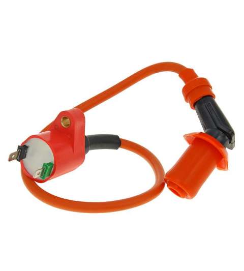 BOBINA DE ALTA PEUGEOT / KYMCO 50 ( CON PIPA ) RACING 101 OCTANE R: 21020408 / NK390.01