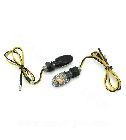 JUEGO INTERMITENTES LED HOMOLOGADOS OPM APOLLO NEGRO R: 206022Z