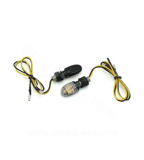 JUEGO INTERMITENTES LED HOMOLOGADOS OPM APOLLO NEGRO R: 206022Z