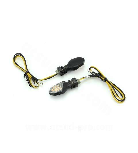 JUEGO INTERMITENTES LED HOMOLOGADOS OPM CLUBBER NEGRO R: 206023