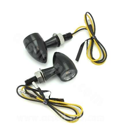 JUEGO INTERMITENTES HOMOLOGADOS OPM ROCKY LED NEGRO R: 206023A