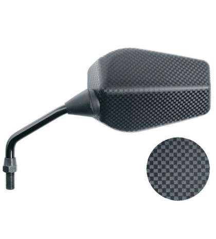 ESPEJO IZQUIERDO 10/125 SIMIL CARBONO R: E 694 I