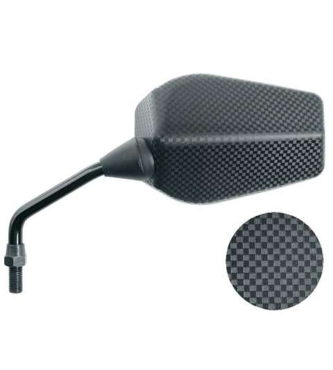 ESPEJO IZQUIERDO 10/125 SIMIL CARBONO R: E 694 I