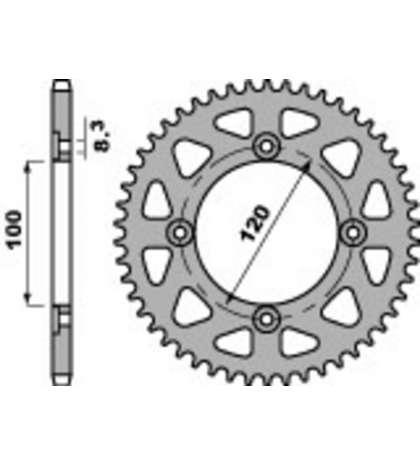CORONA DE ARRASTRE BETA RR 50 Z. R: 1075327001