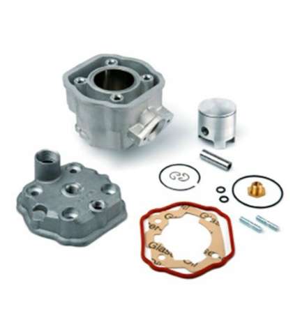 EQUIPOMOTOR DE ALUMINIO AIRSAL 80 C.C. PISTÓN 50 MM. DERBI SENDA 06 ( MOTOR PIAGGIO E3 / E4 ) R: 01084350