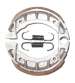 JUEGO ZAPATAS FRENO VESPINO GL/SC/F9 DELANTERAS R: S544