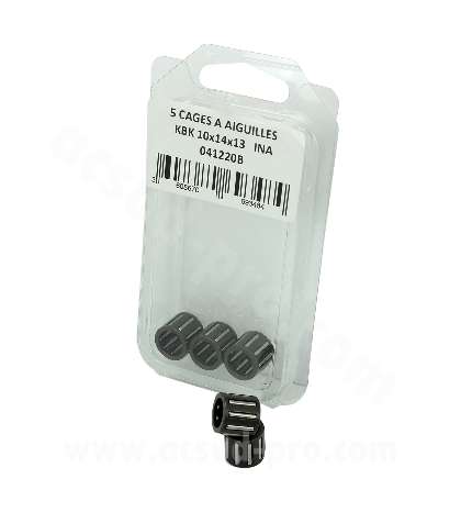 JAULAS DE AGUJAS PISTÓN 10x14x13 ( CAJA 5 UNIDADES ) YAMAHA AEROX / JOG RR FAG R: 041220B