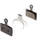 JUEGO PASTILLAS DE FRENO DE DISCO SHIMANO K05TI RESINA R: IBPK05TIRXA