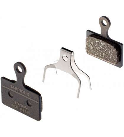 JUEGO PASTILLAS DE FRENO DE DISCO SHIMANO K05TI RESINA R: IBPK05TIRXA