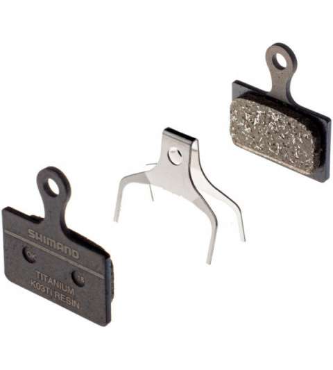 JUEGO PASTILLAS DE FRENO DE DISCO SHIMANO K05TI RESINA R: IBPK05TIRXA