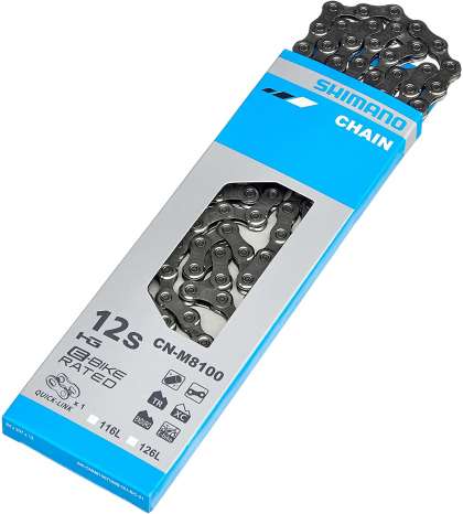 CADENA XT M8100 12 V. 138 ESLABONES +QL SHIMANO R: CNM8100138Q