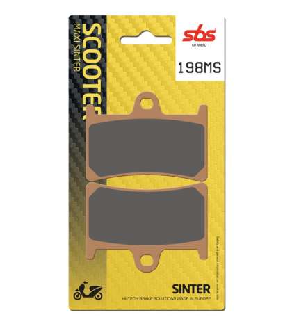 JUEGO PASTILLAS T MAX 500 / 530 / 560 DELANTERAS " SINTER " SBS R: P198MS