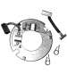 JUEGO PORTAESCOBILLAS MOTOR DE ARRANQUE VESPA PK 50 R: 04178907