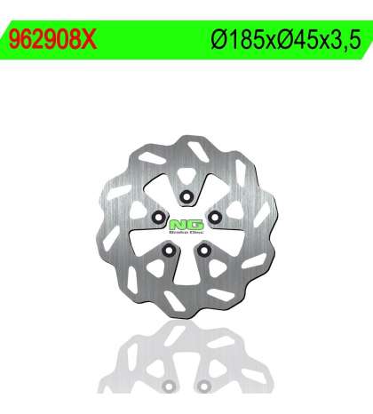 DISCO DE FRENO BETA RRT TRASERO ONDULADO 08 - NG - R: 962908X