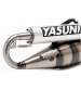 TUBO DE ESCAPE MINARELLI SCOOTER YAMAHA AEROX 50 / JOG RR 50 ALUMINIO/PLATA " R " YASUNI R: TUB902AL