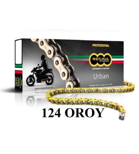 CADENA 420 136 ESLABONES 124OROY REGINA R: 405801210