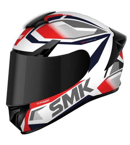 CASCO INTEGRAL ( DOBLE VISOR ) TL TYPHOON THORN SMK DECORADO BRILLO (GL136) R: D001100400GL13604