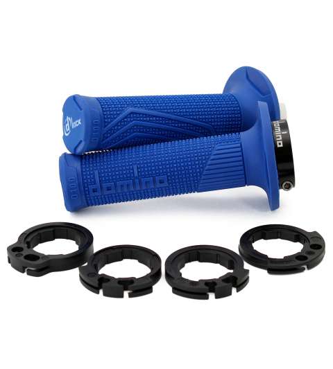 PUÑOS DOMINO D100 OFF ROAD COLOR AZUL R: D10046C4800A9