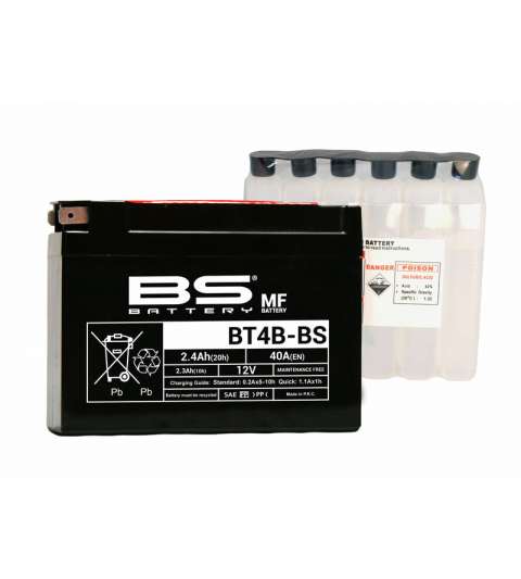 BATERIA BT4B BS ( CON ÁCIDO ) BS R: 1079988